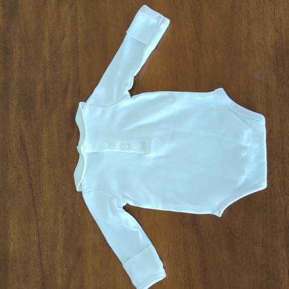 peterpan collar Bodysuit 100% Cotton Romper 0M-3M - Picture 6 of 7